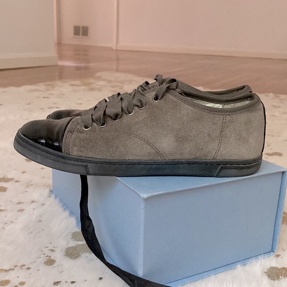 Lanvin Ballerina Two Tone Sneakers
